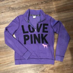 PINK half zip